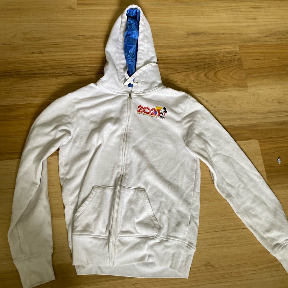 disneyworld 2021 zip up sweater